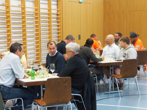 Das Catering wurde vom Restaurant Buchser serviert. Foto: Stiftung 3FO (FK)