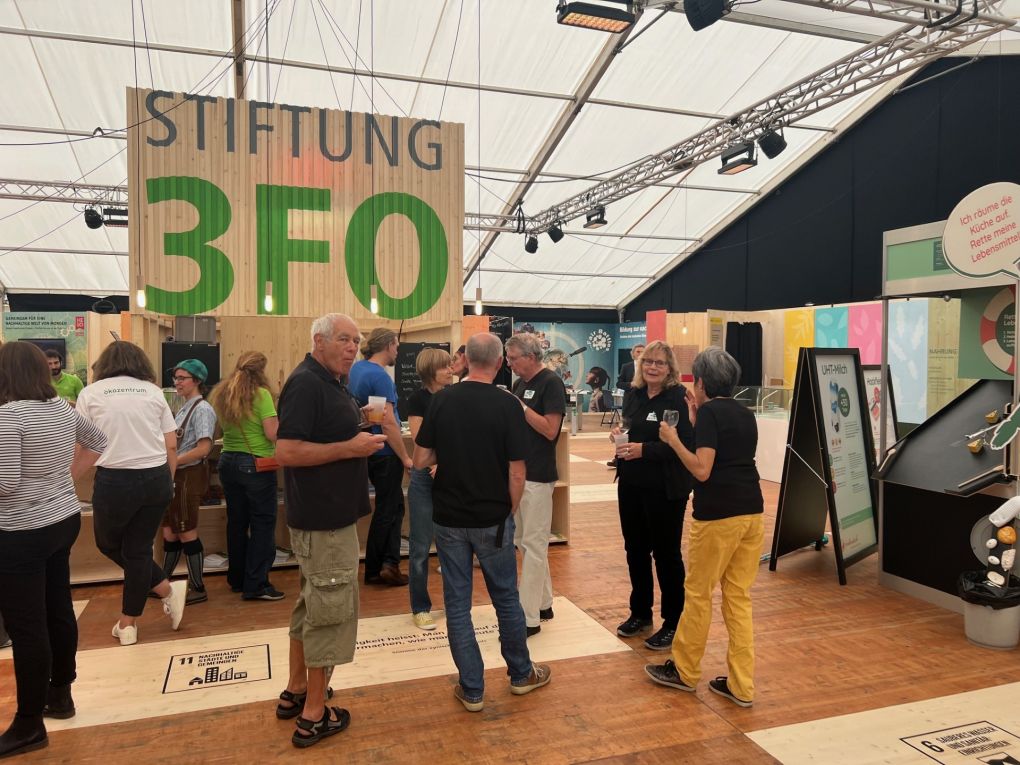 Die interaktive Sonderschau "legemirlos" kam bei den Besucher:innen gut an und gab in den einzelnen Themenbereichen Einblicke in das vielfältige Thema "Nachhaltigkeit". Foto: Stiftung 3FO (FK)