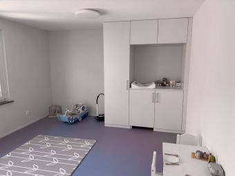 Neues Spielzimmer in der Kita.